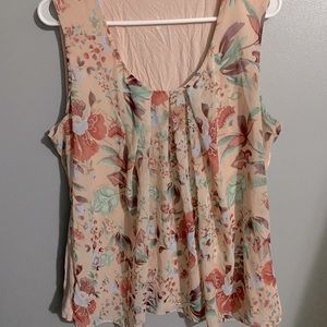New York & Company flower tank top